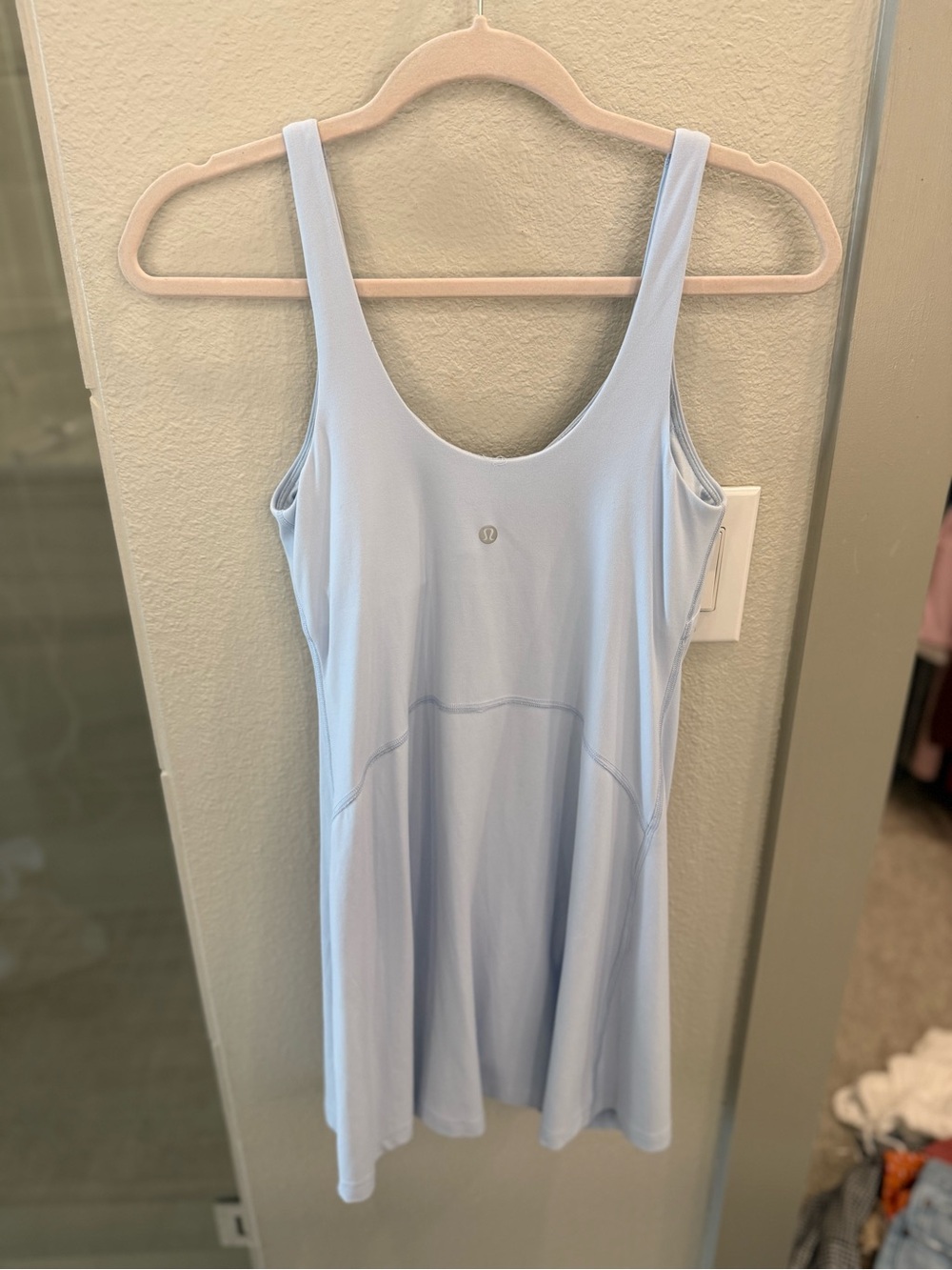 lululemon athletica Pale Blue Scoop-Neck Active Dress